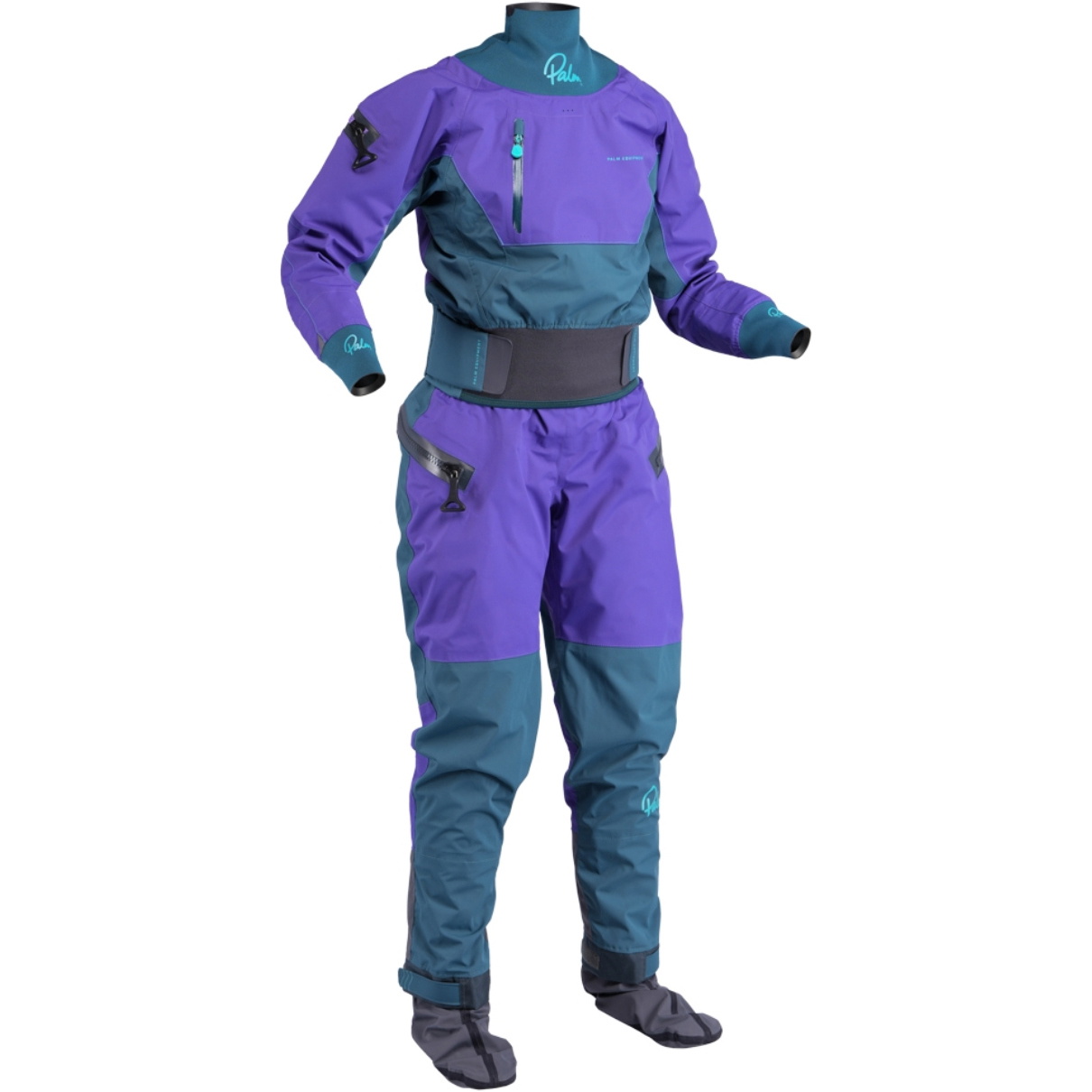 2026 Palm Womens Atom Drysuit 13865 - Purple / Pine